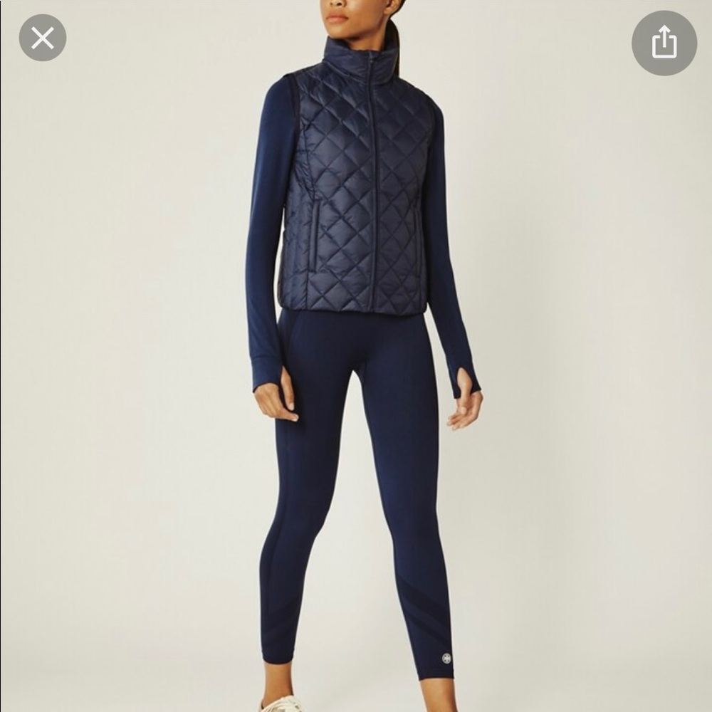 Tory Burch Quilted Packable Down Vest NWT